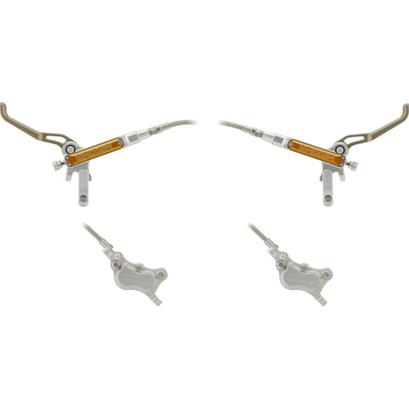 Trickstuff Maxima Front Rear Disc Brake Set with Steelflex Hose