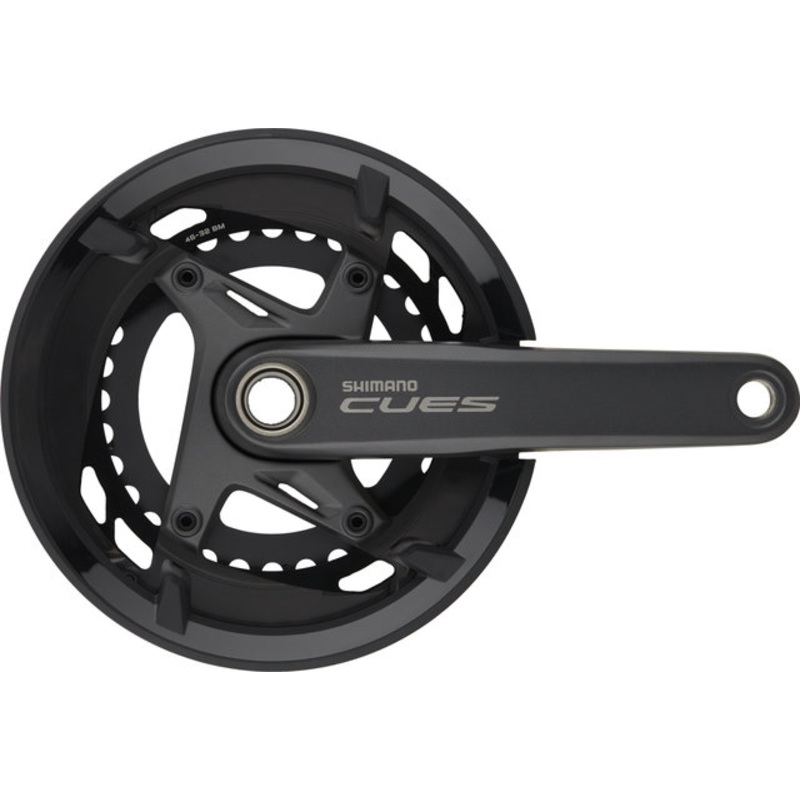 Shimano CUES Crankset FC-U6010-2 Hollowtech II w/ Chain Guard
