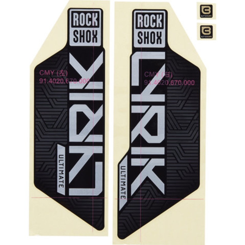 RockShox Decal Kit for Lyrik Ultimate Flight Attendant as of 2023 Model
