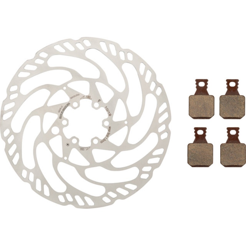 Magura MDR-C Brake Rotor & Pad Kit, 6-bolt 180 mm