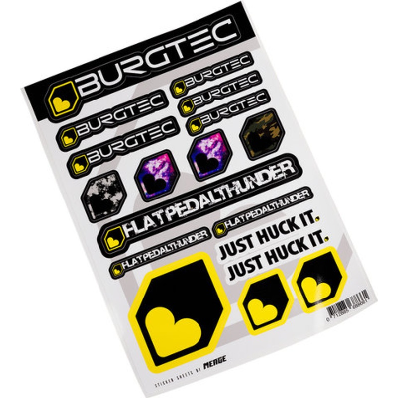 Burgtec Sticker Sheet – A4
