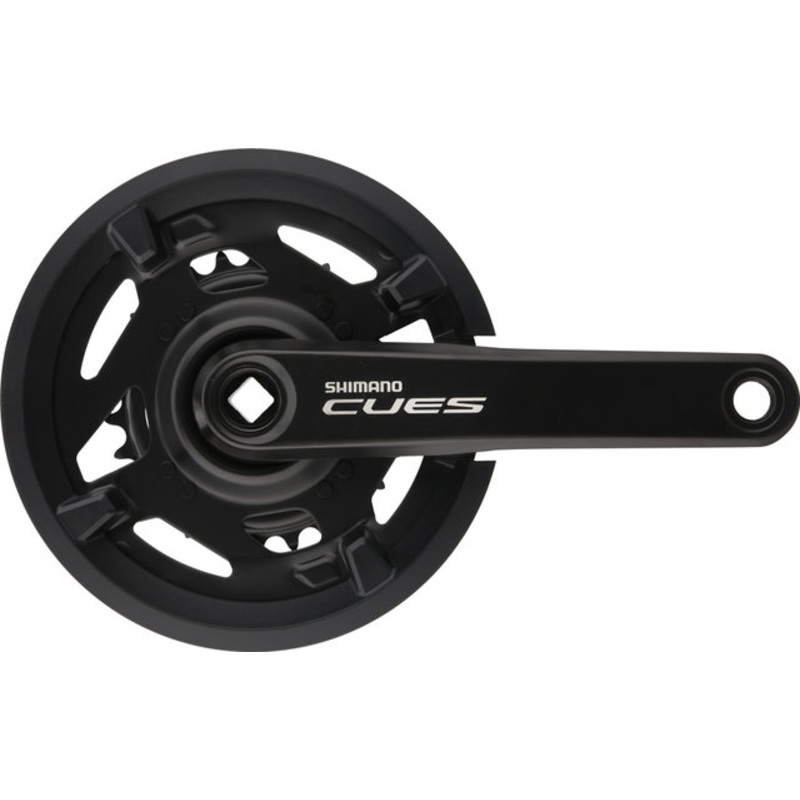 Shimano CUES FC-U4000-2 Square Crankset w/ Chain Guard