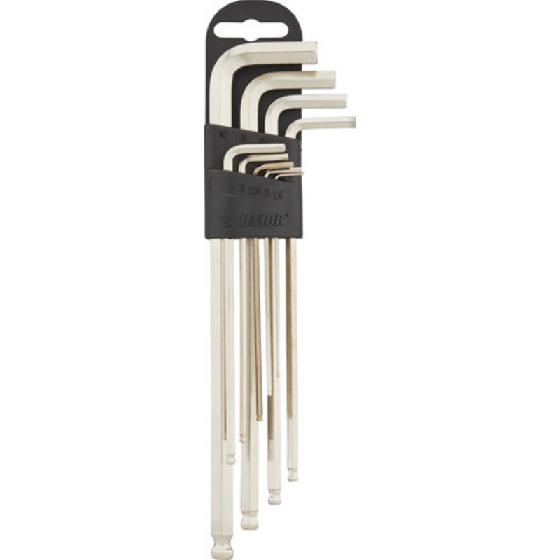 Unior Bike Tools Long Hex Wrench Set Ball End 220/3SLPH