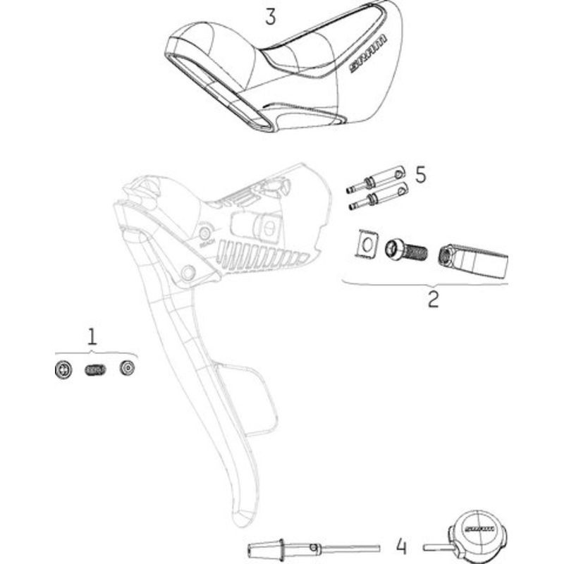 SRAM Red / Force eTap AXS Shift/Brake Lever Spare Parts