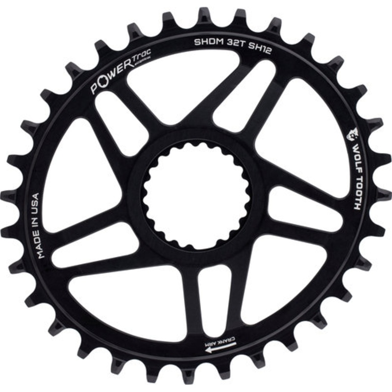 Wolf Tooth Components Elliptical Direct Mount Shimano Chainring for HG  12-speed Chains