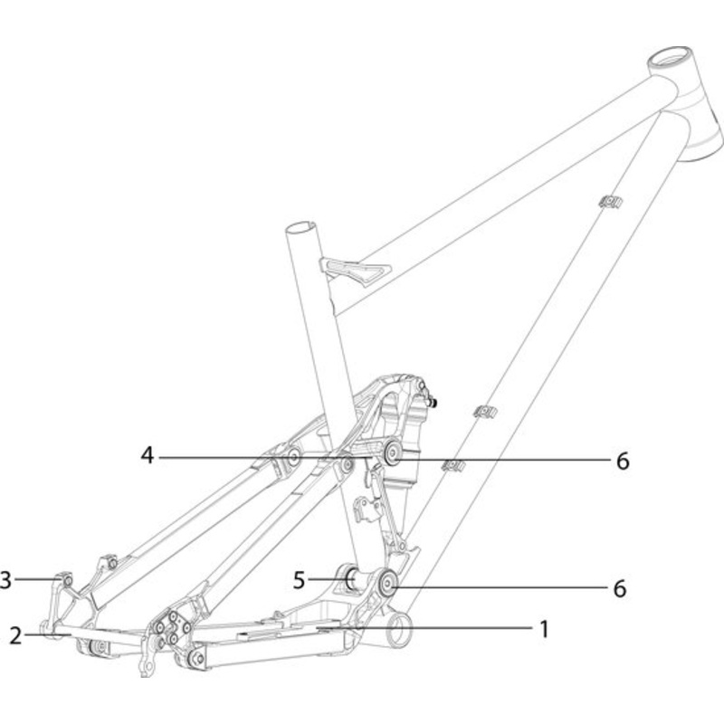 Nicolai Saturn 11 Spare Frame Parts
