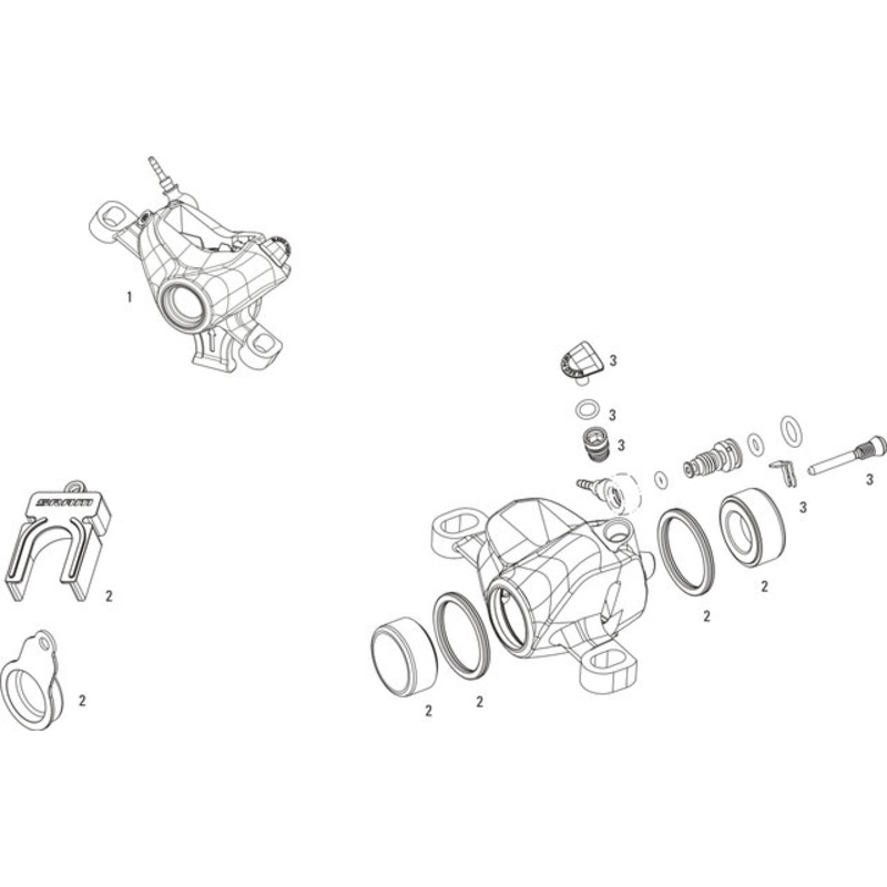 SRAM Level Ultimate Brake Caliper Spare Parts