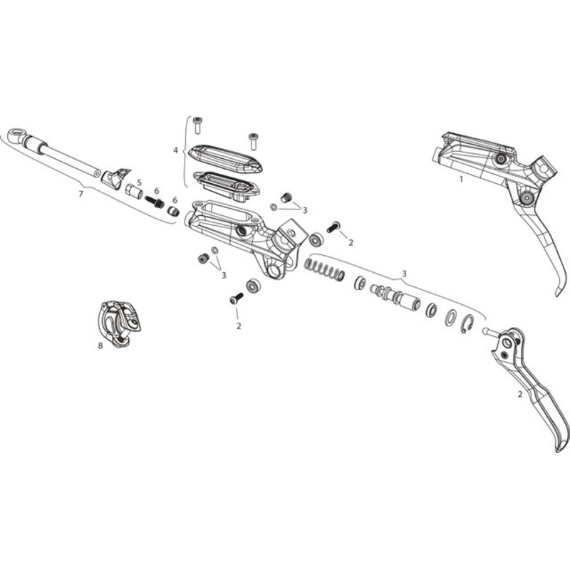 SRAM Level Ultimate Brake Lever Spare Parts