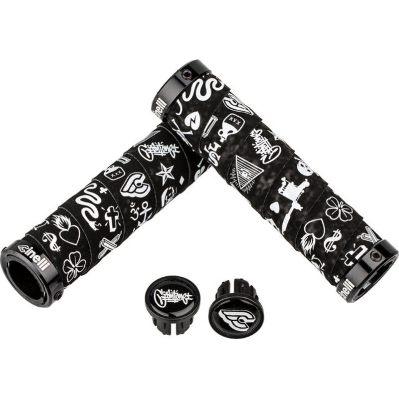 Cinelli Mike Giant Art Lock On Handlebar Grips