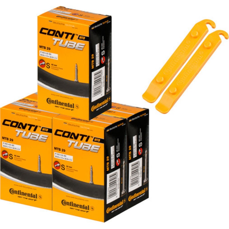 Continental MTB 29 Inner Tube Set – 5 Inner Tubes   2 Free Tyre Levers