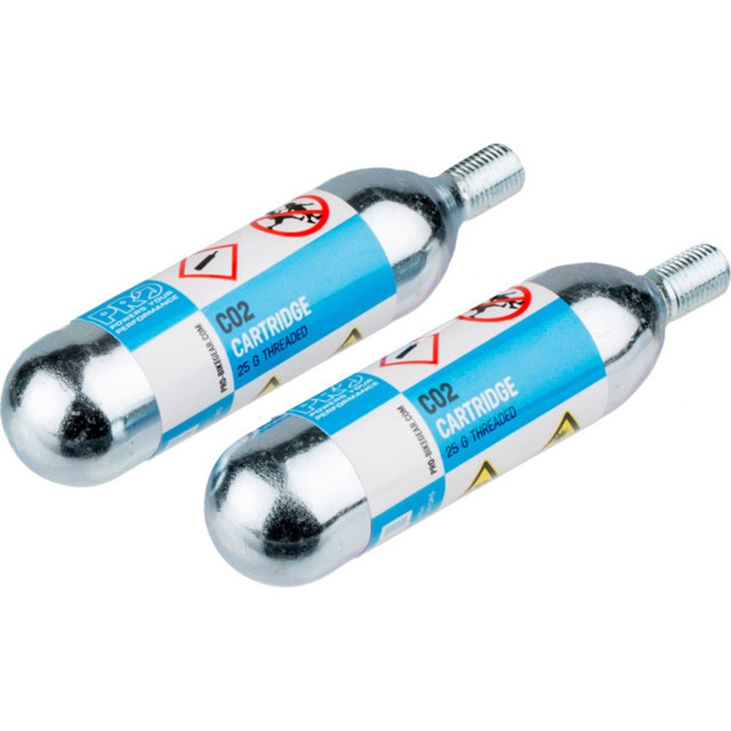 PRO Spare Threaded CO2 Cartridges 25 g – 2 pack