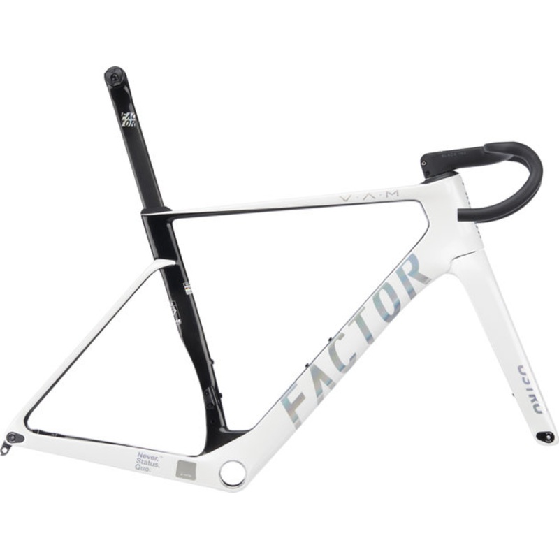 Factor OSTRO V.A.M. Disc T47a SRAM DUB Pearl White-Chrome Carbon Frameset