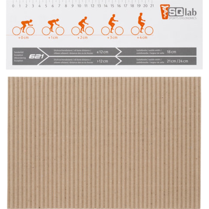 SQlab Measuring Cardboard for Sit Bone Measurement
