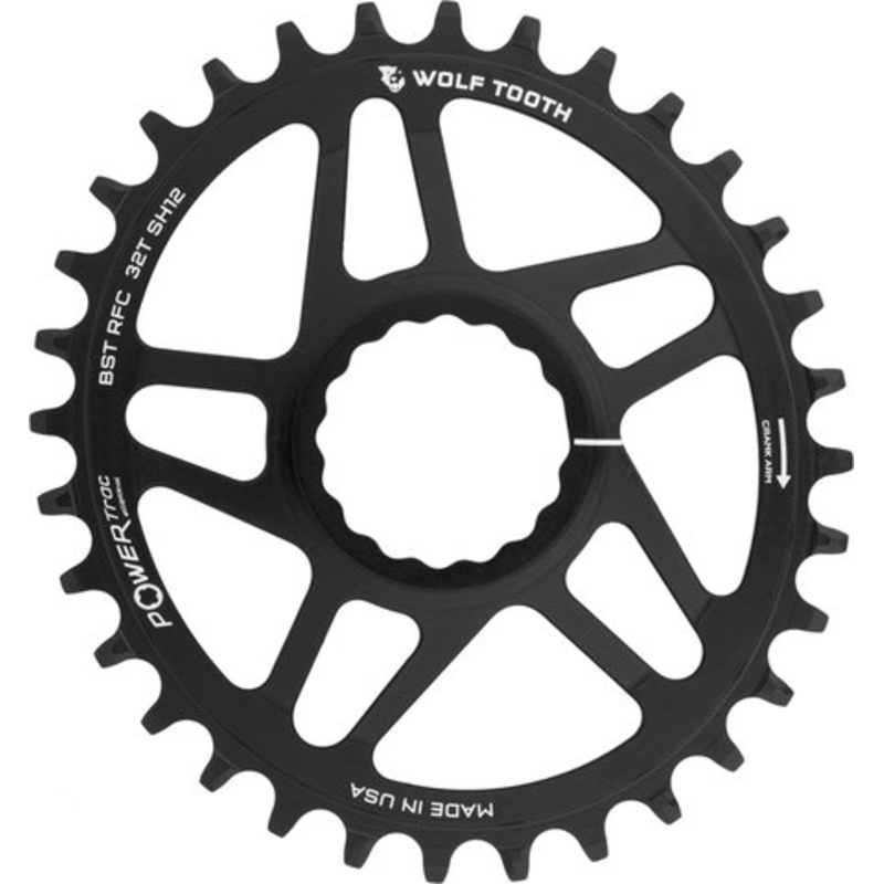 Wolf Tooth Components Elliptical Direct Mount Boost Race Face Chainring for HG  12-speed