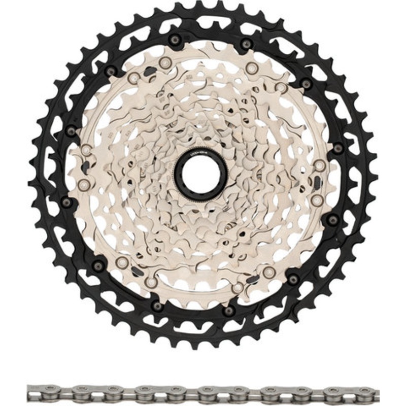 Shimano XT CS-M8100-12 Cassette   CN-M8100 12-speed Chain Wear & Tear Set