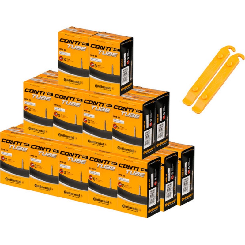 Continental MTB 29 Inner Tube Set – 25 Inner Tubes   2 Free Tyre Levers