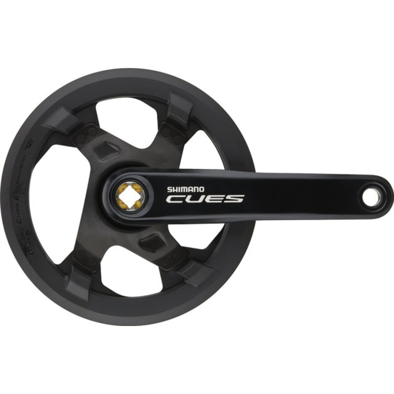 Shimano CUES FC-U4000-1 Square Crankset w/ Chain Guard
