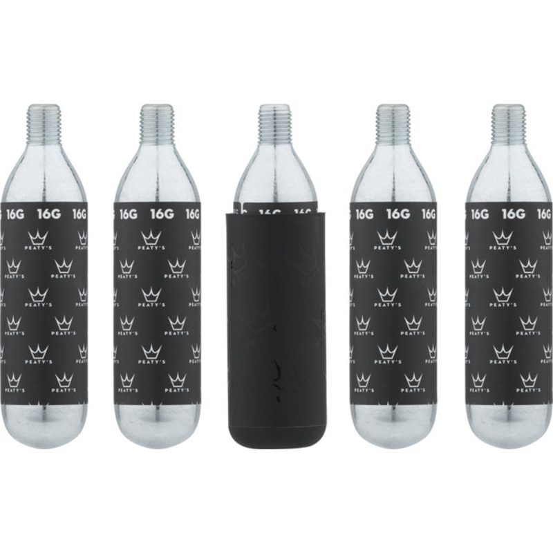 Peaty’s Holeshot Spare CO2 Cartridges 16 g – 5-pack
