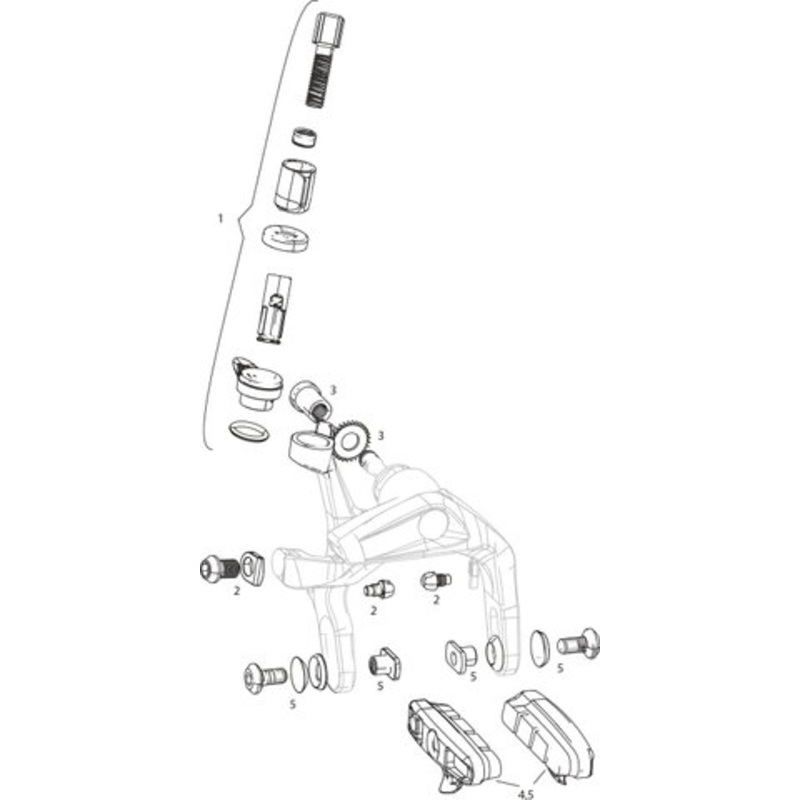 SRAM 2013 Red Brake Spare Parts