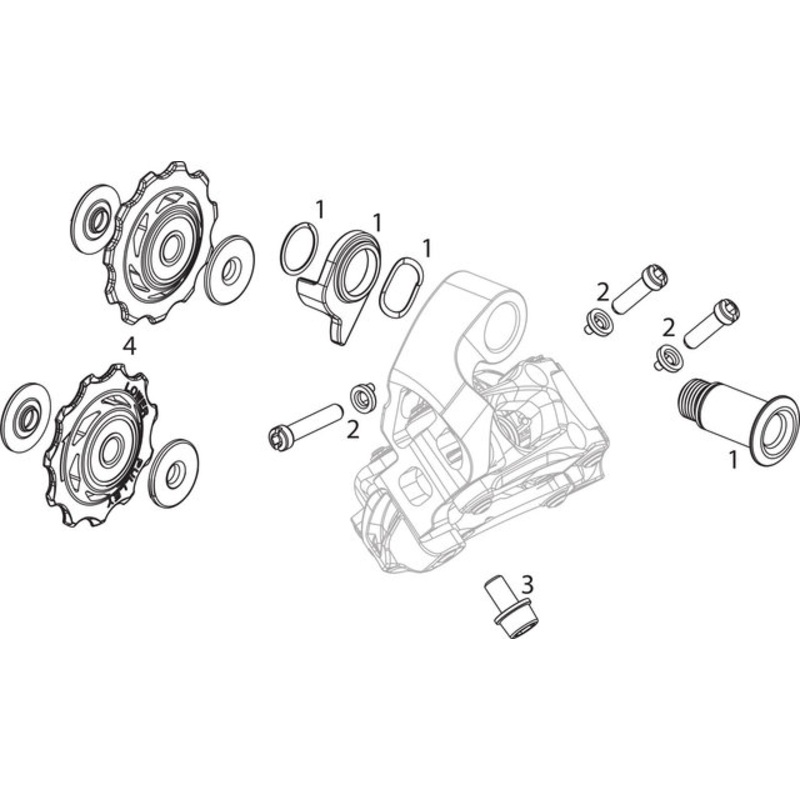 SRAM X0 / X9 / X7 / ViaGT 2×10 / 3×10 Rear Derailleur Spares (2011-2013)