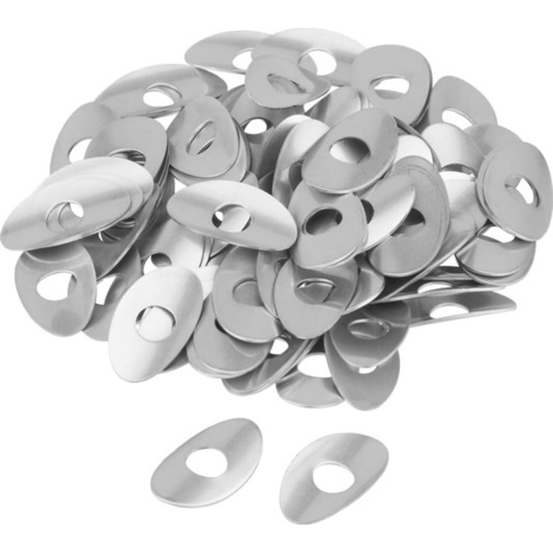 Sapim Large Oval Nipple Washers – 100 pcs.