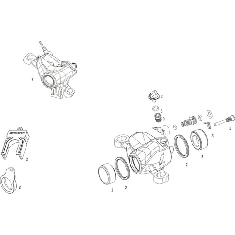 SRAM Level TLM Brake Caliper Spare Parts