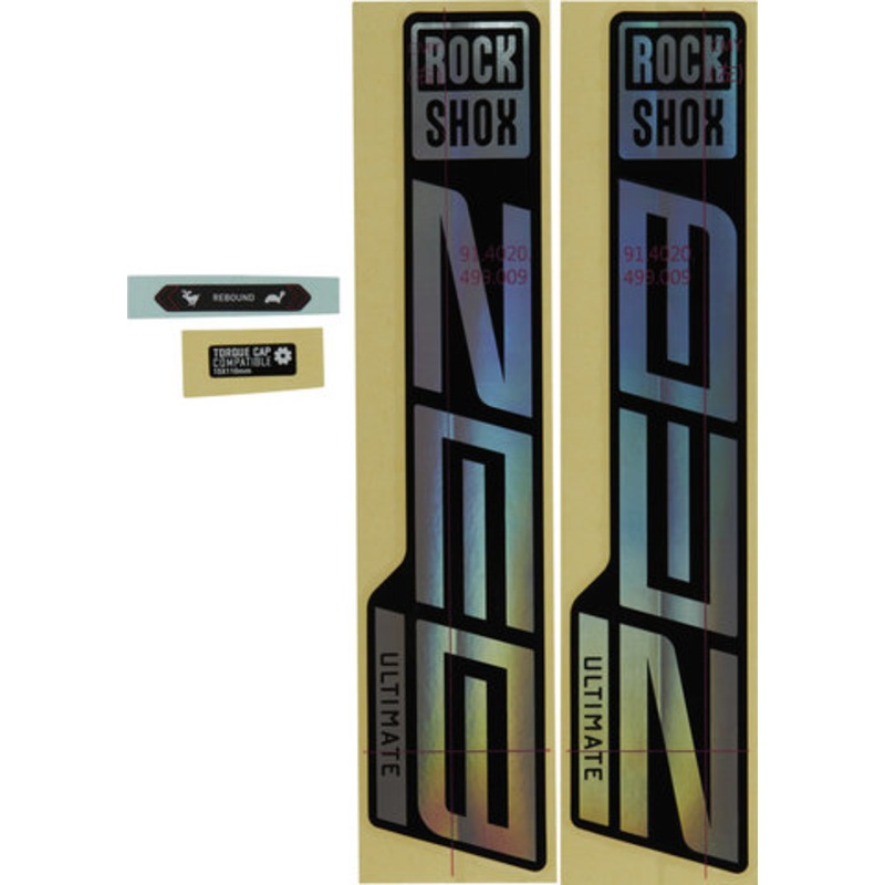 RockShox Decal Kit Sticker Set for ZEB Ultimate as of 2021 Model