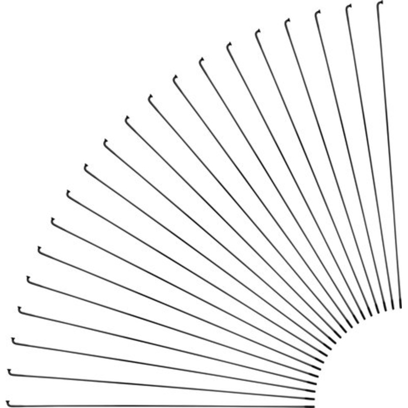Sapim D-Light J-Bend Spokes   Nipples – 20-Pack