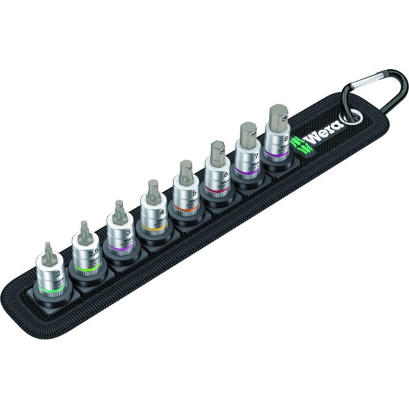 Wera Belt A 2 Zyklop Hexagon Bit Socket Set w/ Holding Function
