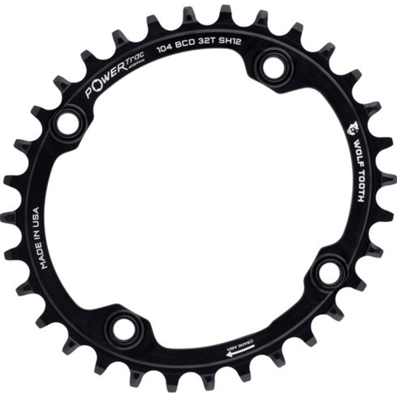 Wolf Tooth Components 104 BCD Elliptical Chainring for Shimano HG  12-speed Chains