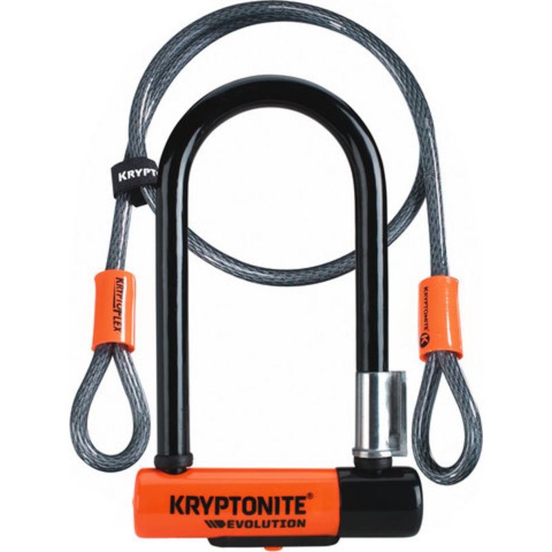 Kryptonite Evolution Mini 7 U-Lock with Kryptoflex Cable